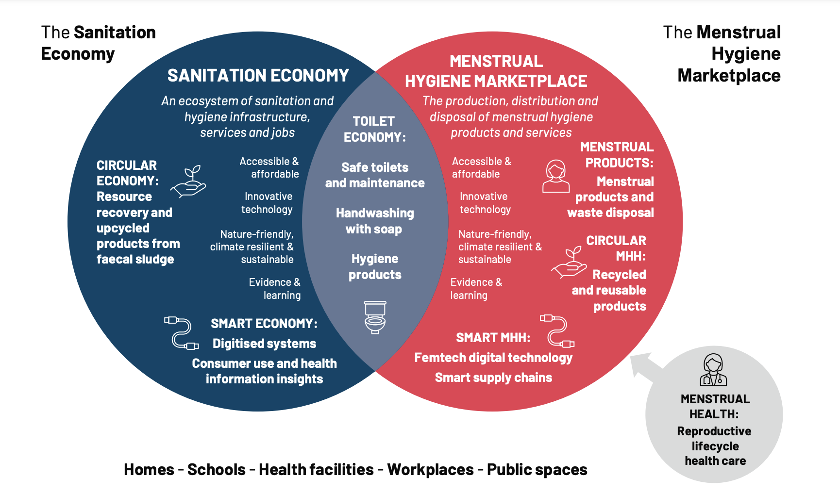 Infographic Sanitation Economy and Menstrual Hygiene Marketplace