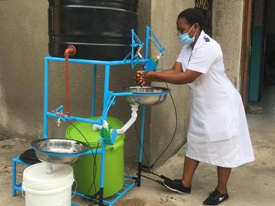 Sanitation and hygiene services are essential to healthcare and wellbeing. The lack of these most basic services contributes to further spread of disease. Photograph: PR/SHF archives©